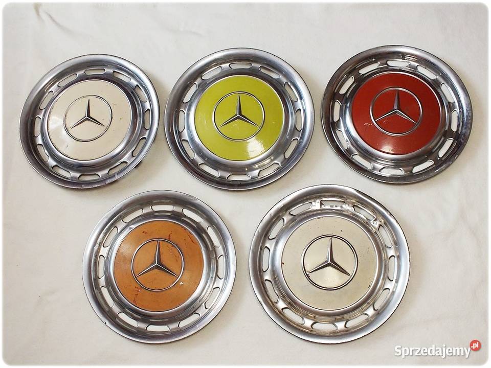 MERCEDES Oryginalny Kołpak metalowy Beczka W123