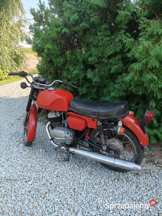 Motocykl CZ 125 cezet cezetka 125 Rok produkcji 1983 wielkopolskie Nowe Skalmierzyce