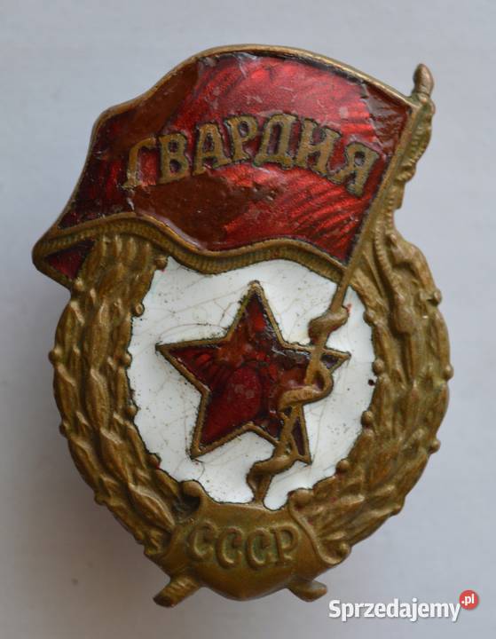 ZSRR Odznaka Gwardyjska K22 Warszawa