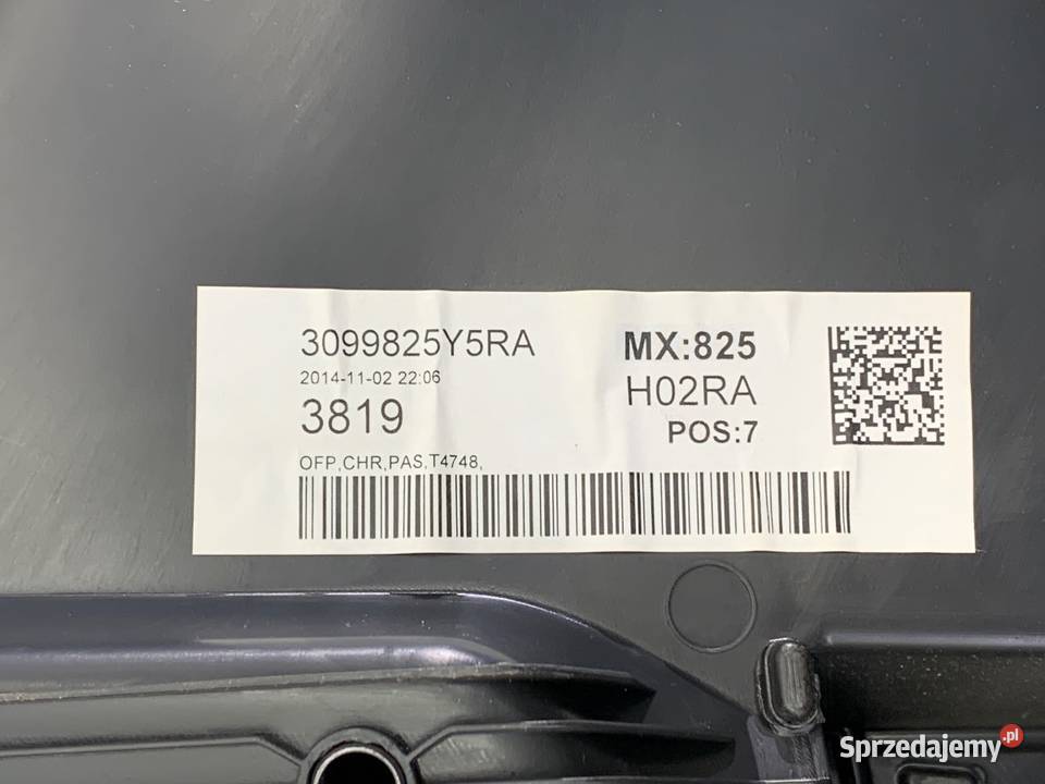 BOCZEK DRZWI PRAWY TYŁ VOLVO V40 Hatchback podkarpackie