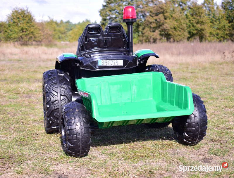Autko TRAKTOR NA AKUMULATOR Z PRZYCZEPĄ dzieci Myszków sprzedam