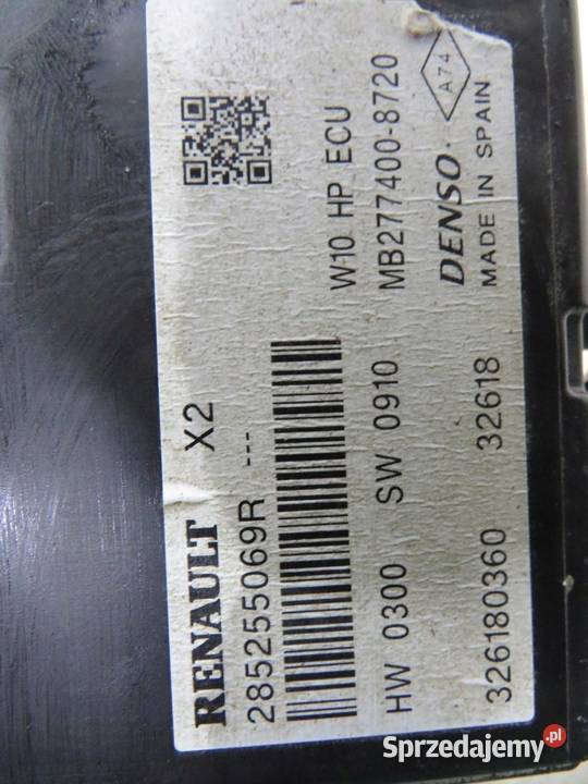 STEROWNIK MODUŁ RENAULT ZOE 285255069R Komputery