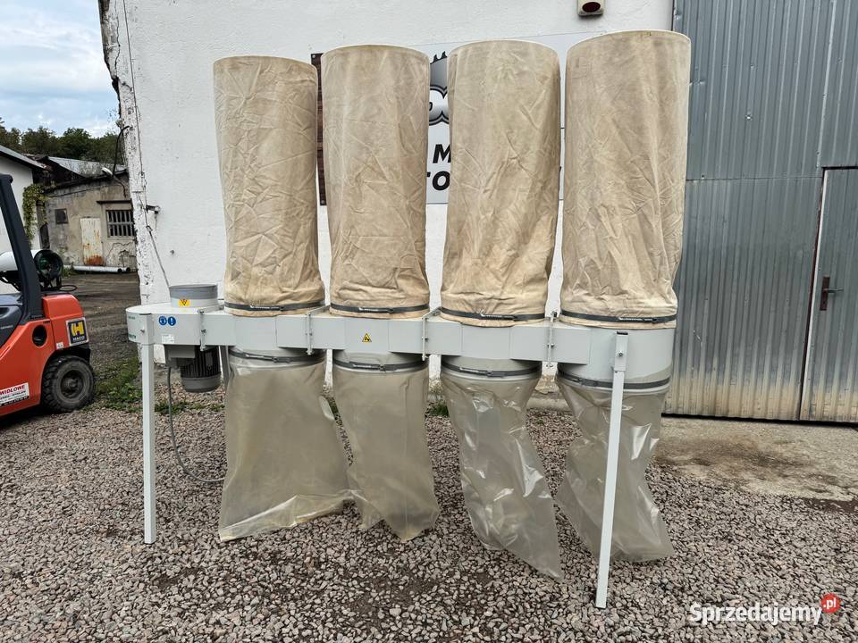 Odciąg trocin 4 workowy ALFA RIMINI Produkcja małopolskie Kalwaria Zebrzydowska