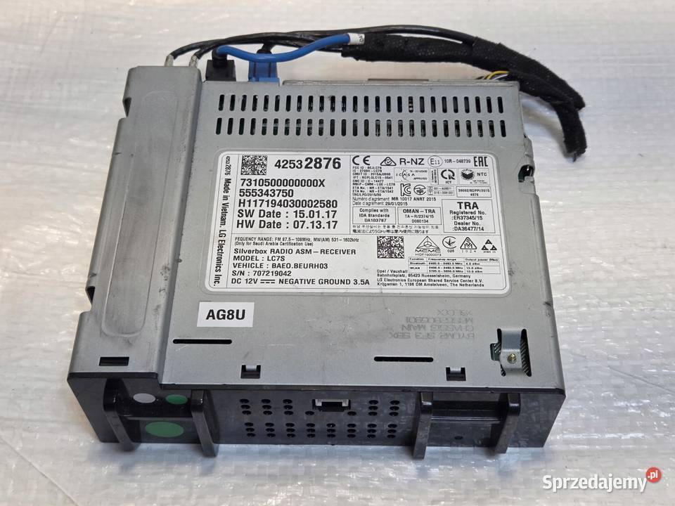 OPEL ASTRA K 5 V RADIO NAWIGACJA MODUŁ STACJA