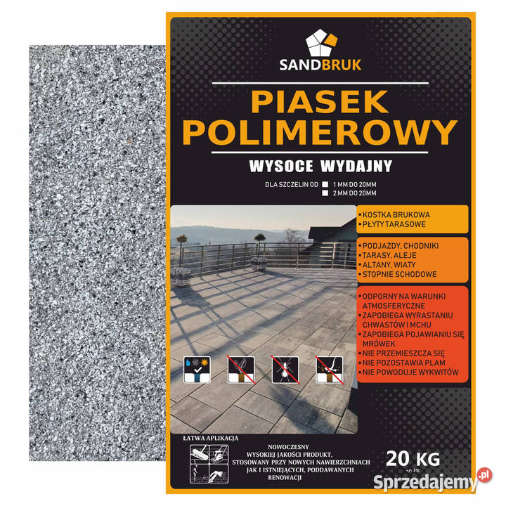 SandBruk Piasek Polimerowy Fuga Do Kostki Jasny małopolskie Dąbrowa Tarnowska