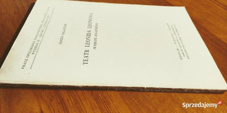 Teatr Leonida Leonowa wybrane zagadnienia Janina Gdańsk