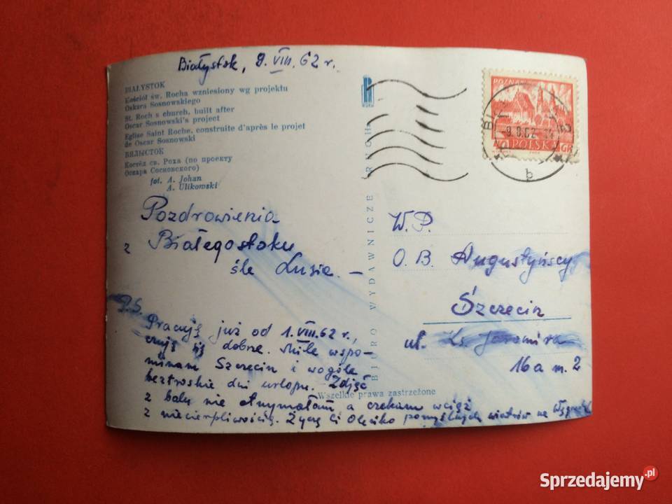 2355 Widokówka Białystok zachodniopomorskie