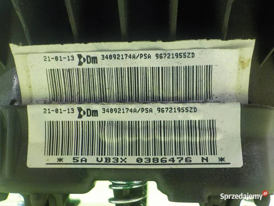 JUMPY II LIFT 16 HDI 12r AIRBAG poduszka osobowe Suków