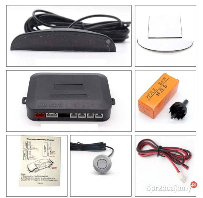 Czujniki cofania parkowania nowe zestaw Łańcut