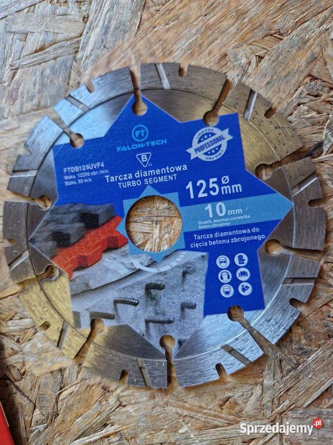 TARCZA 125 DIAMENTOWA SEGMENTOWA DO CIĘCIA Głogowa sprzedam