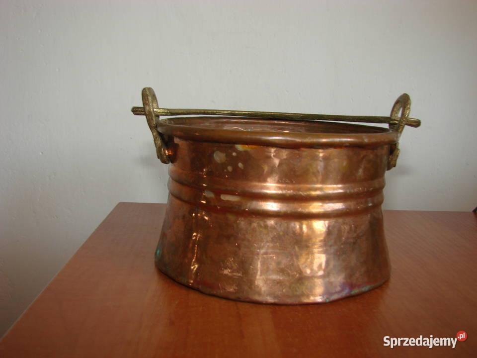 stare miedziane wiaderko Pozostałe