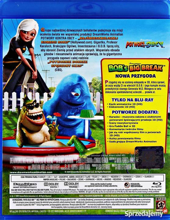 POTWORY KONTRA OBCY BLURAY pełne Kalisz