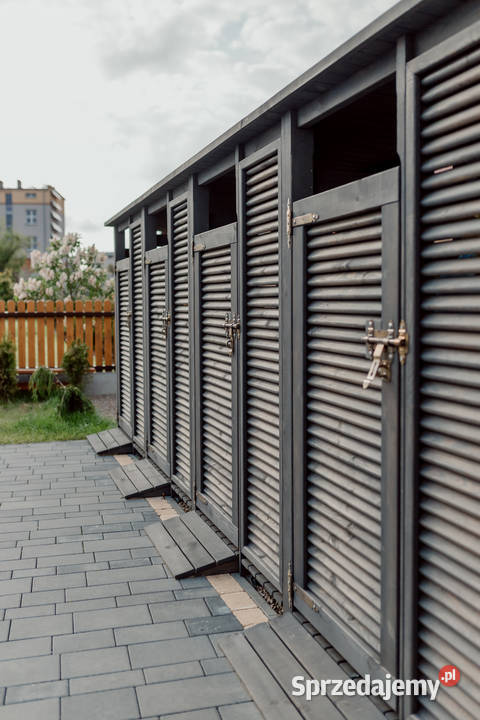 Wiata śmietnikowa zadaszenie na kosze segregacja śląskie Kalety