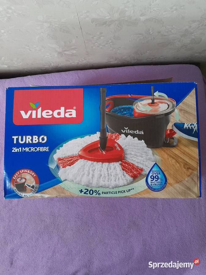 Vileda Turbo 2in1 Microfibre Mop Obrotowy Zestaw Bydgoszcz sprzedam