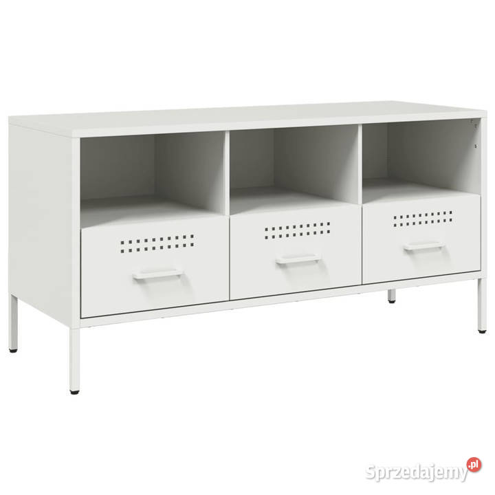 Szafka pod telewizor biała 1005x39x505 stalowa Warszawa