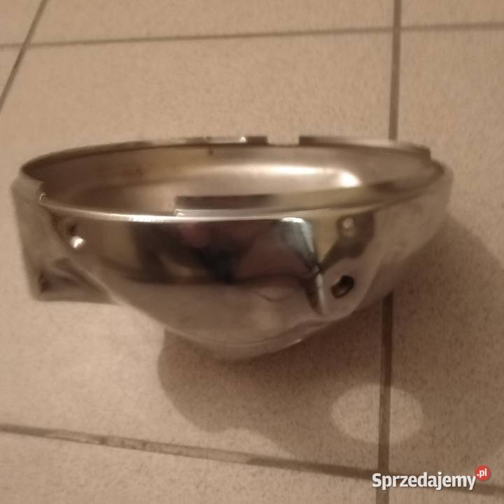 Obudowa lampy reflektora przód chrom metal kujawsko-pomorskie Golub-Dobrzyń