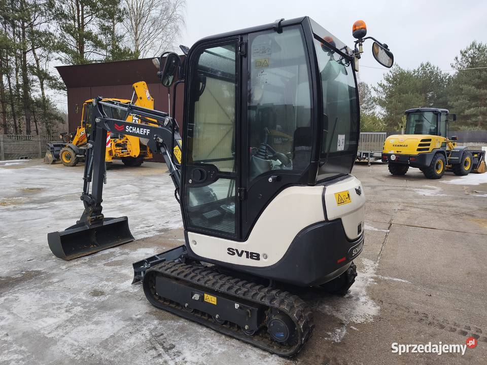Yanmar SV18 Schaeff SV18 Minikoparka 39 mth 39h Częstochowa
