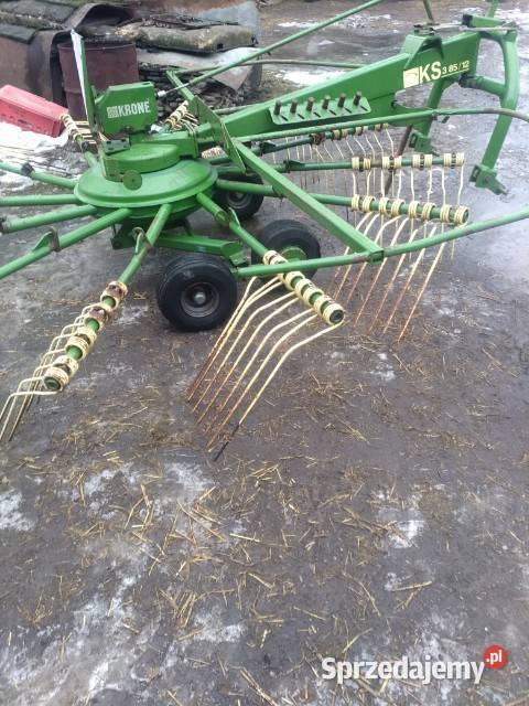 Zgrabiarka Krone do siana trawy 385 m tandem Lelów