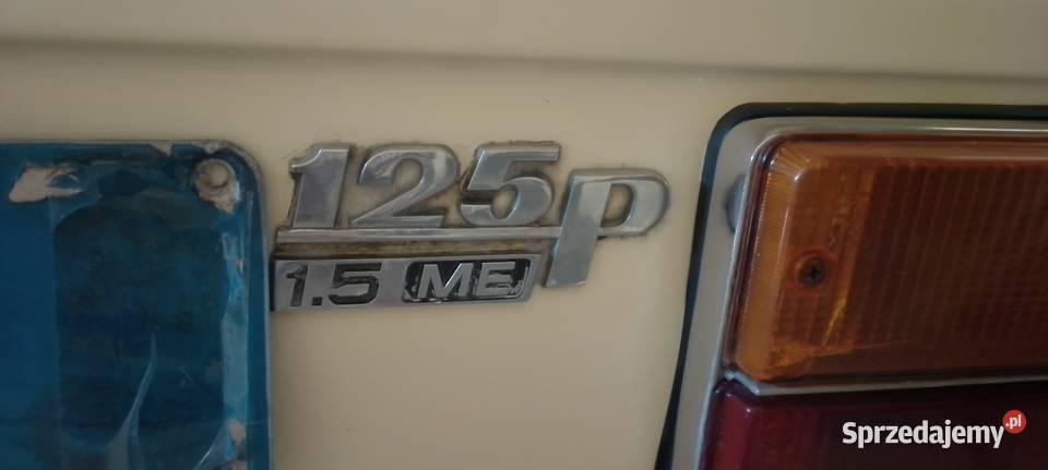 Fiat 125 p polski z 1989 1500 Motoryzacja Jarosław