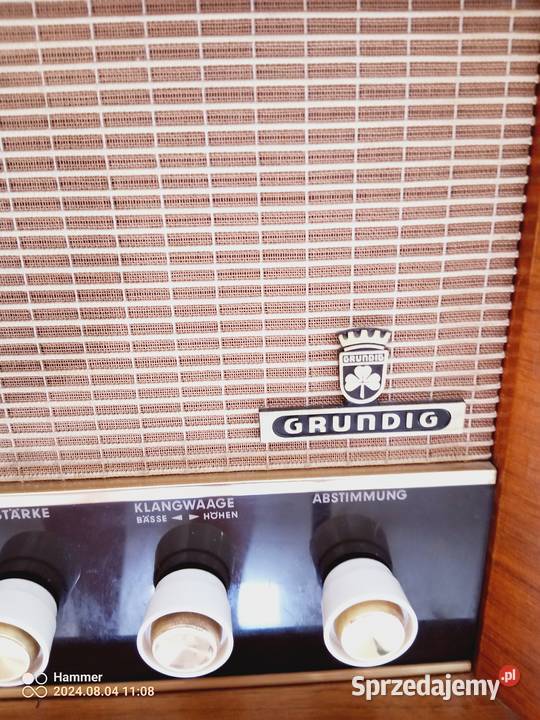 Stare radio Grundig z gramofonem sprawne zamiana dolnośląskie Twardogóra