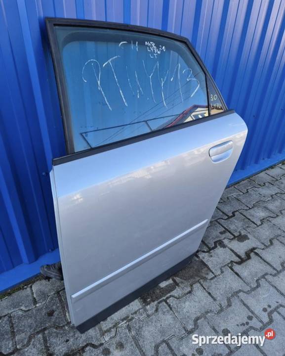 30 DRZWI TYŁ LEWY TYLNE LEWE AUDI A4 B6 SEDAN osobowe Działoszyce