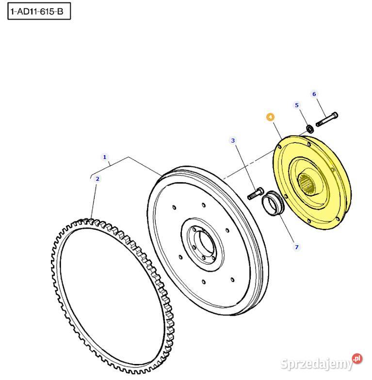 Tłumik drgań Massey Ferguson 3714122M4 Białystok