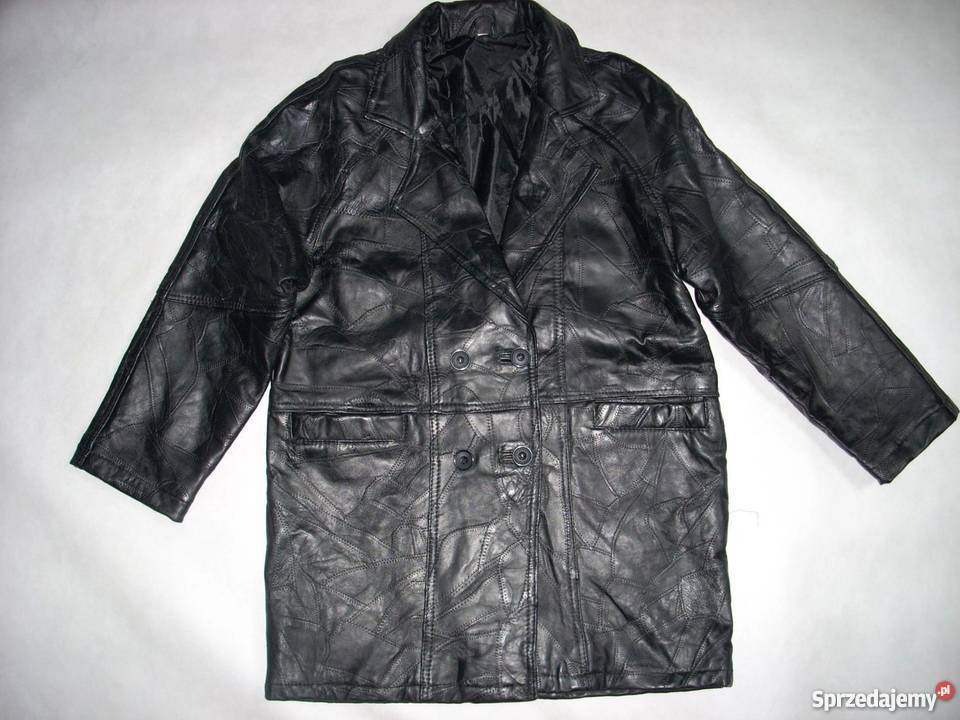 Płaszczyk Kurtka Skóra nat NOWA L XL czarny Nowy Sącz