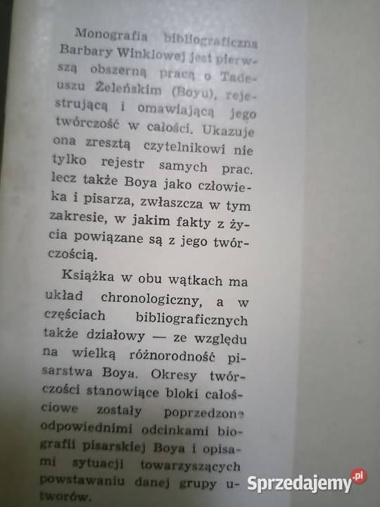 Żeleński Boy Życie i twórczość Winylowa książki