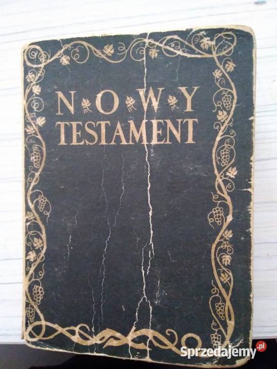 Pismo Święte Nowy Testament 1949 r Słupsk sprzedam