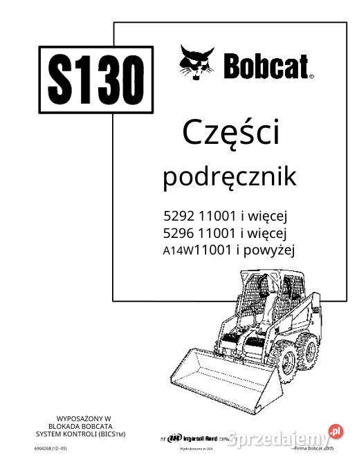 BOBCAT S130 katalog cześci Poradniki, albumy i reportaże Kielce