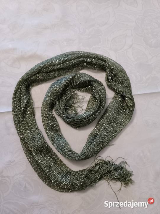 SZALIK długi oliwkowa zieleń z metalicznym wielkopolskie Oborniki