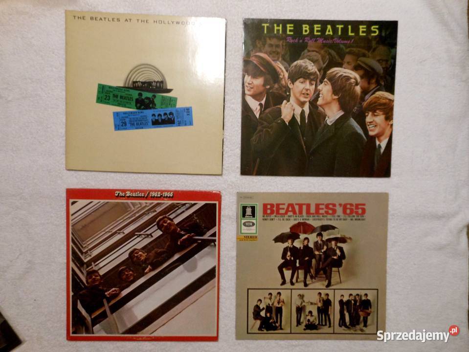 Kilkanaście płyt winylowych The Beatles pop Bartoszyce