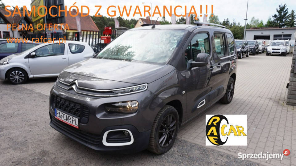 Citroen Berlingo piękny Gwarancja III 2018 1499cm3 Zielona Góra