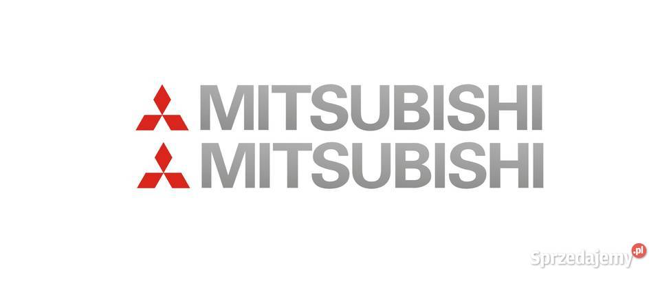 MITSUBISHI 2 40x45 srebrne Naklejki Tuningowe na Kraków sprzedam