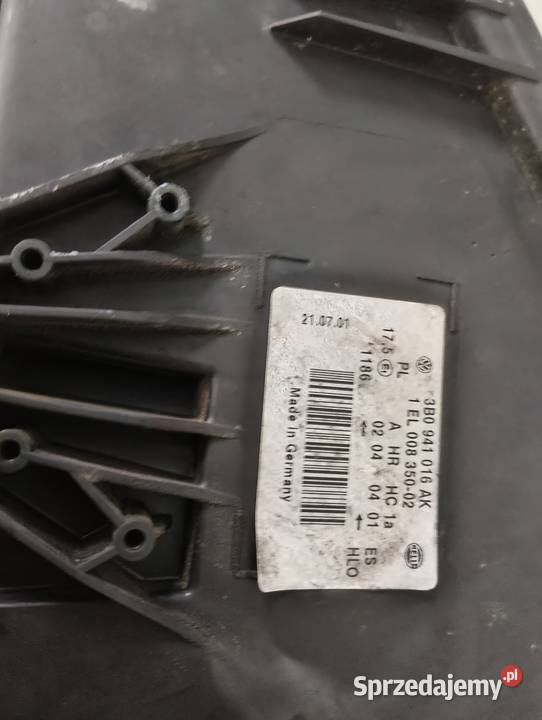 Lampa passat b 5 Fl Hella kujawsko-pomorskie Sitno