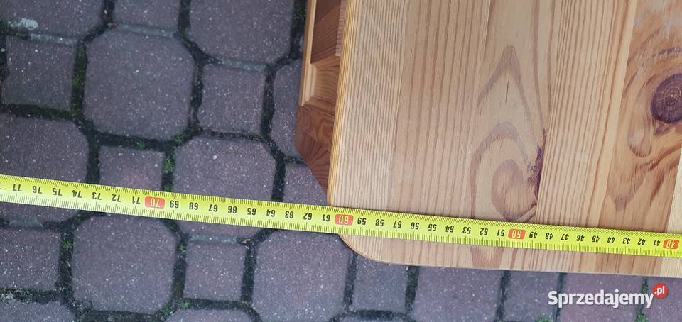 Szafka drewniana sosna 80x60x43 43cm Szafy, regały, półki łódzkie Łódź