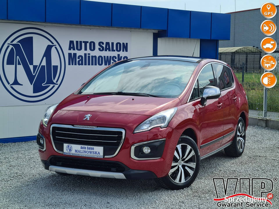 Peugeot 3008 SzklanyDach Navi PDC Kamera HeadUp tempomat