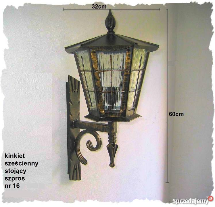 KINKIET STOJĄCY KWADRATOWY domu i ogrodu Oświetlenie