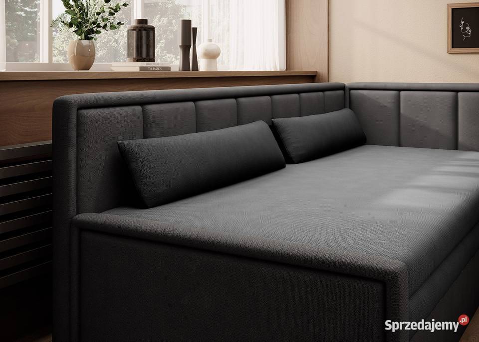 Sofa tapicerowana z funkcją spania łóżko
