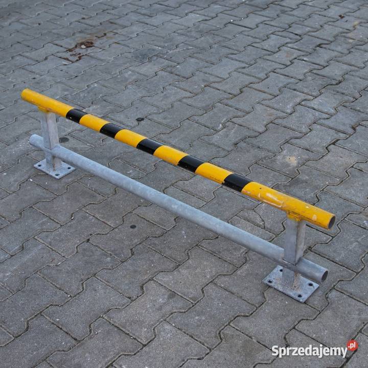 Barierka Ochronna Stalowa z Poprzeczką Odbojnica podkarpackie Chmielów