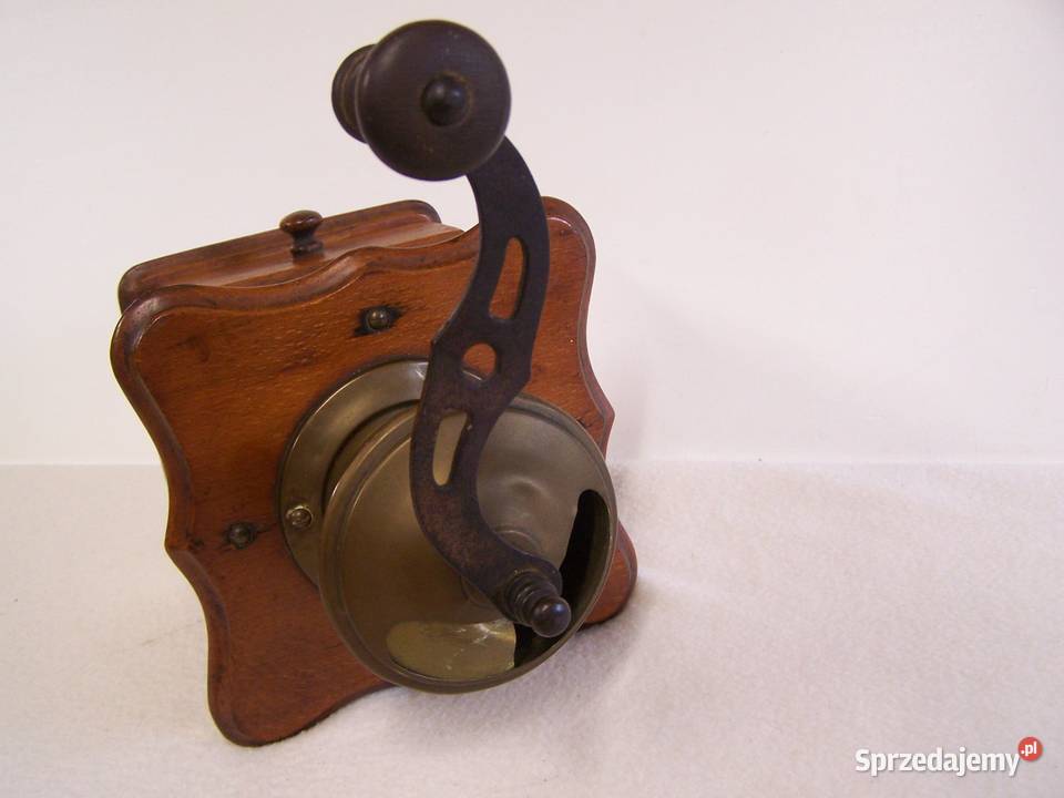 Antyczny ręczny młynek do kawy kolekcjonerski Koszalin