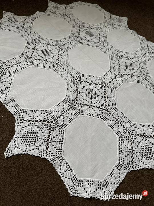 obrus szydełkowy rękodzieło wysokiej jakości Zabrze