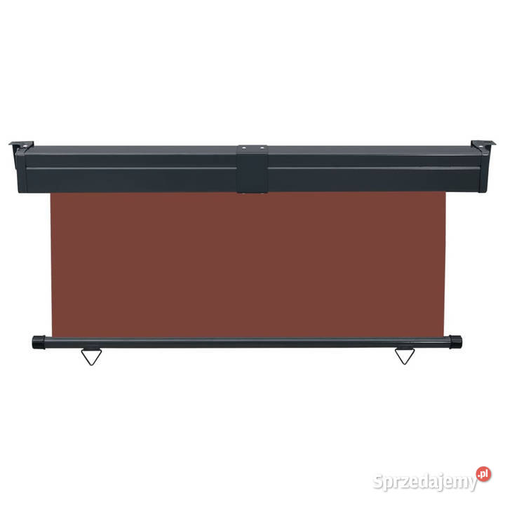 Markiza boczna na balkon 165x250 brązowa WM48435 Warszawa sprzedam
