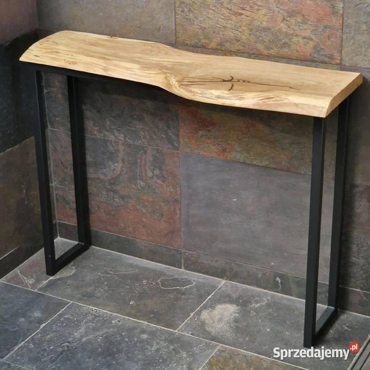 Konsola loft BLAT DĘBOWY NA WYMIAR naturalna sprzedam