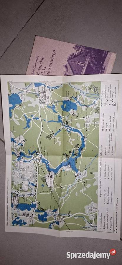 Mazurskie szlaki Gałczyńskiego 1 wydanie 1986 wielkopolskie Łęczyca