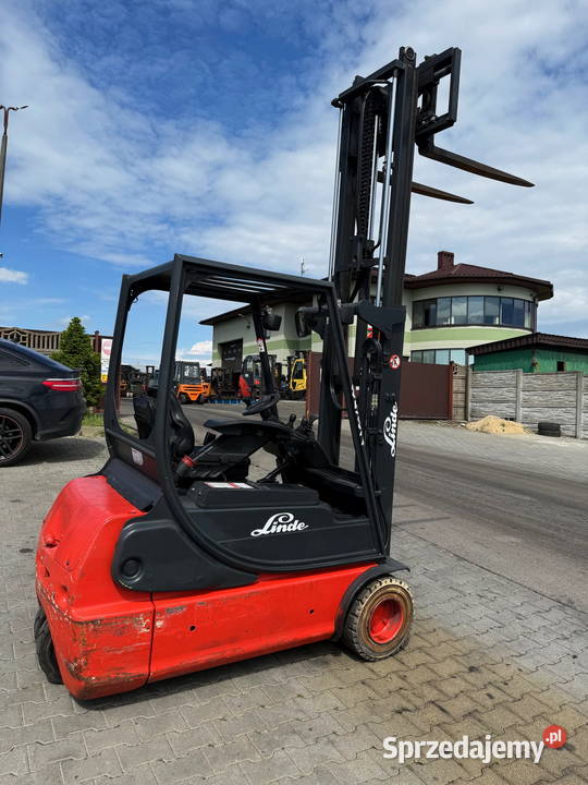 wózek widłowy elektryczny LINDE E18C02 1800 280m Działoszyn sprzedam