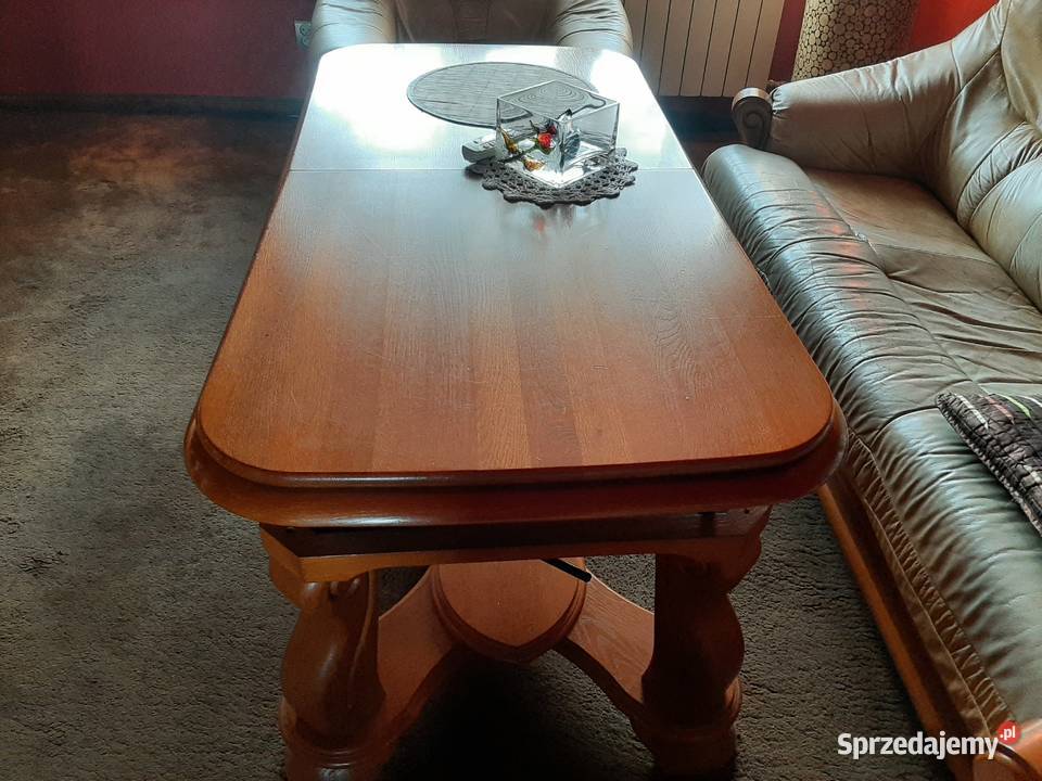 Ława dębowa regulacja rozkładana firmy KLER Rybnik sprzedam