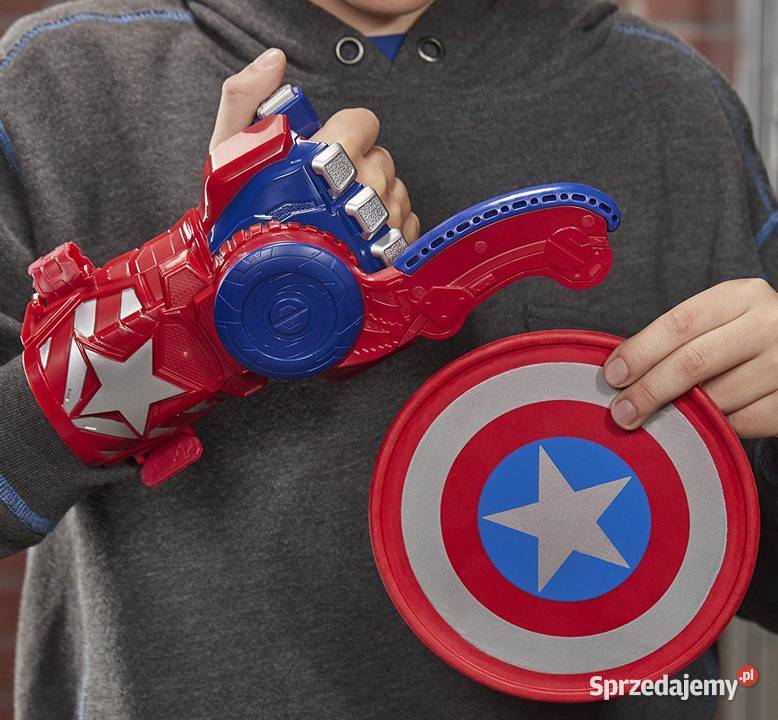 Nerf Kapitan Ameryka Avengers Tarcza Rękawica 5 lat+ Mogilany
