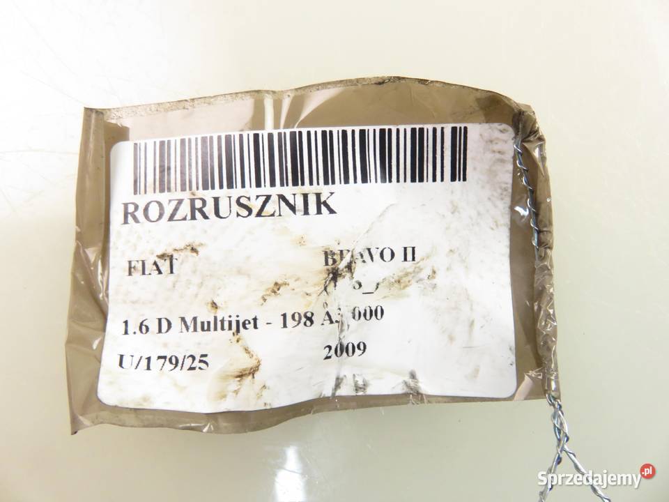 ROZRUSZNIK FIAT BRAVO II 16 D Multijet Układ elektryczny, zapłon