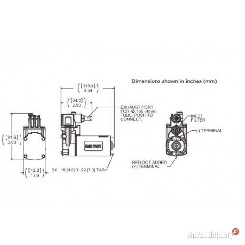 Kompresor fotela na 12V ACC550612 Kamionna